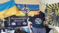 Attached Image: Tough Ukrainian guy with his sexy flag.jpg